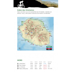 La Réunion, 50 Circuits à Vélo