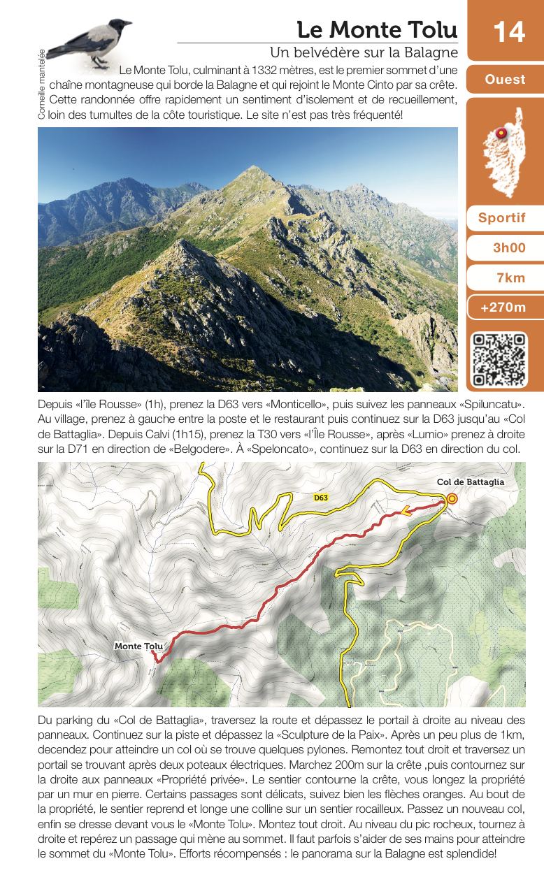 La Corse, 100 Randonnées (Austral Éditions) : page intérieure 7
